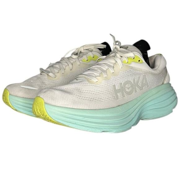Womens Hoka One One Bondi 8 1127952 BDBSO Mesh Running Sneaker Shoes SZ 10B - Picture 2 of 6